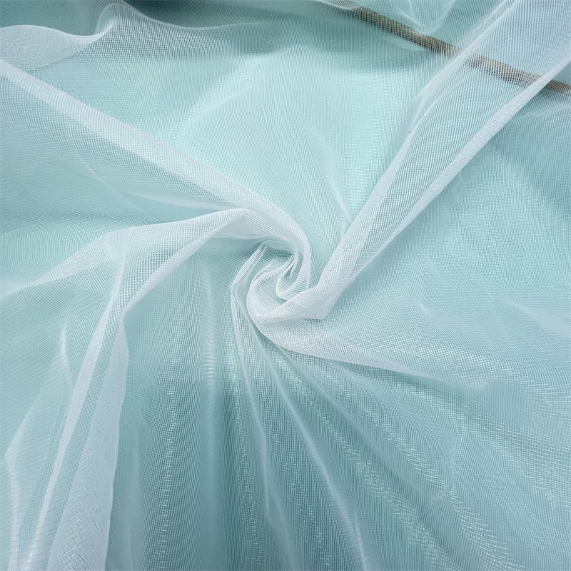 Indoor/Outdoor Mosquito Netting Curtain 63 in. x 108 in. White (2 Panel)