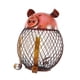 thumbnail image 5 of Hucha de cerdo de Metal, hucha reticulada, decoración de mesa, estatua de cerdo funcional para niños, regalo de año Nuevo, 5 of 9