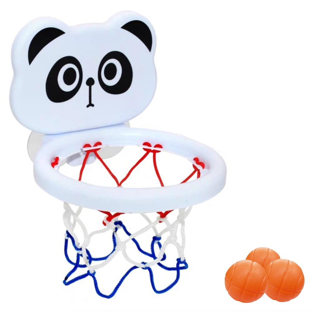 Bathtub Basketball Panda Cat Shape Water Play Basketball Set for