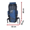 thumbnail image 2 of Mochila de acampada Outlet 90L de poliéster impermeable, 2 of 7