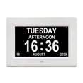 thumbnail image 5 of Reloj digital de 7 pulgadas para personas mayores, reloj despertador electrónico, calendario, recordatorio de medicamentos, 5 of 5