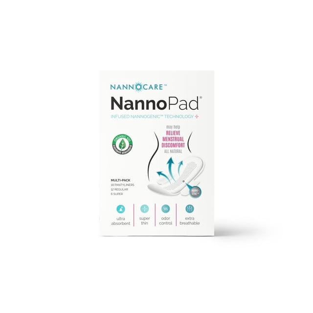 Toallas Femeninas NANNOCARE Multipack con 36 piezas