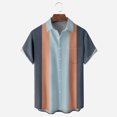 thumbnail image 6 of Mens Polo T-Shirt Stylish Comfortable Loose Fit Button Decoration Mens Summer Clothing,Blue,5XL, 6 of 7