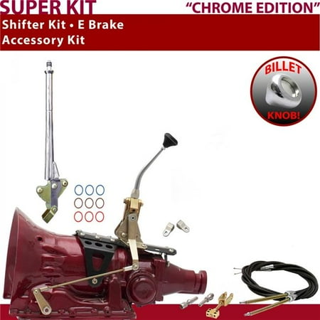 American Shifter FMX Shifter Kit Chrome 8 in. E Brake Cable Clevis for ED339