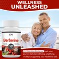 thumbnail image 5 of Chi Nutrition Berberine Supplement for Blood Sugar & Weight Loss, Berberine HCl 1200mg, 60 Capsules, 5 of 8