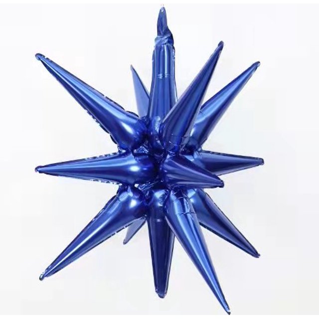 Globo de aluminio con forma de estrella unida y forma de gota de agua de un solo cuerpo para decoración de bodas, fiestas de cumpleaños