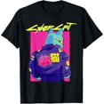 thumbnail image 1 of Cyberpunk Pun Cat Cybercat - Camiseta con diseño de personaje japonés, 1 of 2