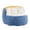 Blue+White+Yellow, variant on IVV Modern Faux Fur Upholstered Bean Bag Chair with High-Density Shredded Foam Fill, No Assembly for Living Space, Bedroom Nook, Home Corner, "W x 43.3"D x 30.3"H (Brown+Camel)