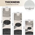 thumbnail image 4 of Brown Boho Geometric and Plant Pattern Kitchen Rugs Sets Of 3,Kitchen Runner Rugs Non Skid Washable,Decorative Kitchen Floor Mats for Kitchen,Sink,Laundry,17"x30"+ 17"x47" + 17"x59", 4 of 6