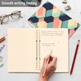 thumbnail image 4 of FORMRS 1-Subject Spiral Notebook 8" x 5" College Ruled 60 Refillable Sheet A5 Hard Cover, 2 Pack, Pink Cubes, 4 of 7