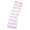 thumbnail image 2 of Naierhg Thermal socks 1 Pair Leg Socks Adorable Skin-friendly Multi-colored Fashion Striped Leg Warmers for Girl White Pink Stripe, 2 of 8