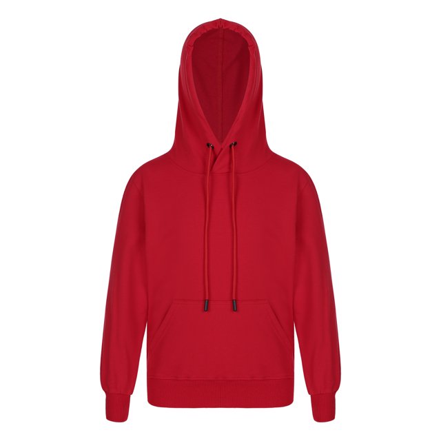 Yeahdor Chandail à Capuche Uni pour Filles et Garçons, Manches Longues, Chandail pour Enfants, Rouge 130