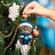 thumbnail image 5 of Ganfancp Christmas Kitty Colgante Coche Mochila Colgante Navidad Decoración Hogar Ofertas Del Día Sólo En Línea 1X Colgante, 5 of 7