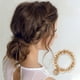 thumbnail image 2 of Accesorios Únicos 1 Pc Pulsera de Cristal Sintético Cinta para el Cabello Scrunchies para Mujeres Champagne, 2 of 3