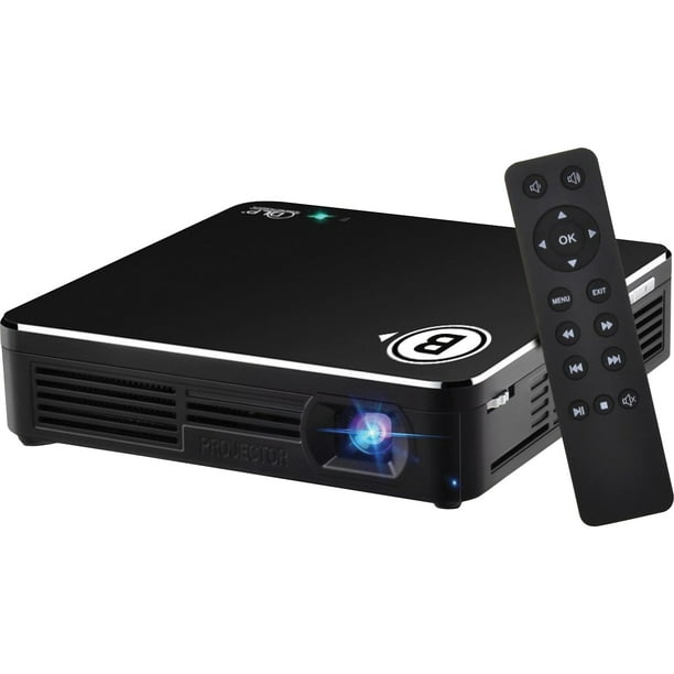 Business Source, BSN39039, DLP LED Mini Projector, 1 Each, Black