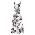 thumbnail image 5 of Qiopertar Robe d'Été Imprimée Décontractée Sans Manches Col en V pour Femmes en Solde Livraison Gratuite à Moins de 5$ jusqu'à 90 % de Réduction, 5 of 5