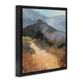 thumbnail image 3 of Stupell Industries Golden Trail Mountain View Black Framed Floater Canvas Wall Art design by Julia Purinton, 18 x 18, 3 of 9