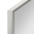 thumbnail image 3 of Kate and Laurel Rhodes Modern Hexagon Wall Mirror, Silver Chrome, 31x22-Inches, 3 of 5