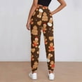 thumbnail image 3 of Women's Sweatpants, Christmas Gingerbread Cookies Baggy Sweatpants Joggers for Women, Fall Outfits for Women 2024 Lounge Yoga Athletic Workout Pants with Pockets, 3 of 7