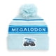 thumbnail image 1 of Gorro de invierno Beanie Monster Jam Megalodon azul celeste/blanco, 1 of 4