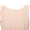thumbnail image 3 of Richie House Girls Peach Belt Pleated Special Occasion Dress 11/12, 3 of 7