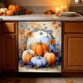 thumbnail image 4 of Fall Dishwasher Magnet Cover 23.03x25.59 In Happy Fall Yall Dishwasher Cover for Washers Fridge Panel,Thanksgiving Magnetic Covers for Kitchen,Fall Leaves Kitchen Decor(Blue), 4 of 6