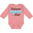 thumbnail image 3 of Inktastic Future Soccer Star Boys Long Sleeve Baby Bodysuit, 3 of 5