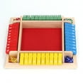 thumbnail image 4 of Math Dice Board Game, Mellow 4 Players Dice Game Exquisite   For Home For Adult Green Bottom,Red Bottom, 4 of 8