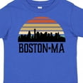 thumbnail image 4 of Inktastic Boston Massachusetts Skyline Sunset Boys or Girls Toddler T-Shirt, 4 of 5