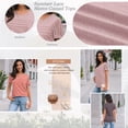 thumbnail image 4 of SUNBS Blouses for Women Short Sleeve Lace Tops Dressy Casual Tees, Sizes S-2XL, 4 of 7