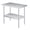 24*48 INCH, variant on  Stainless Steel Prep Table, 24 x 36 Inches, with Rounded-Corner, Adjustable Undershelf, Commercial Heavy Duty Table with Adjustable Under Shelf for Outdoor, Restaurant
