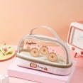 thumbnail image 4 of Pencil Bag Large Capacity Pen Case Cartoon Capibala Pencil Case Clear Pen Bag, 4 of 8