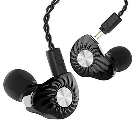 RevoNext RX8 in Ear Headphones,Dual Driver in Ear Monitor 1DD+1BA Deep Bass Headphones HiFi Earbuds with 2 Pins 0.78mm