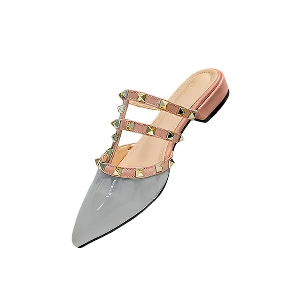 backless high heel sandals