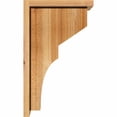 thumbnail image 3 of 8"W x 12"D x 20"H Monterey Rough Sawn Corbel w/Backplate, Western Red Cedar, 3 of 9