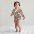 thumbnail image 4 of Xecao Tropical Fruit Print Baby unisex-baby Cotton Long-sleeve Bodysuits-2 Years, 4 of 6