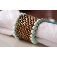 thumbnail image 1 of HWZWT Ensemble Marron Importé aqua Tissé Perlé turquoise, 1 of 3