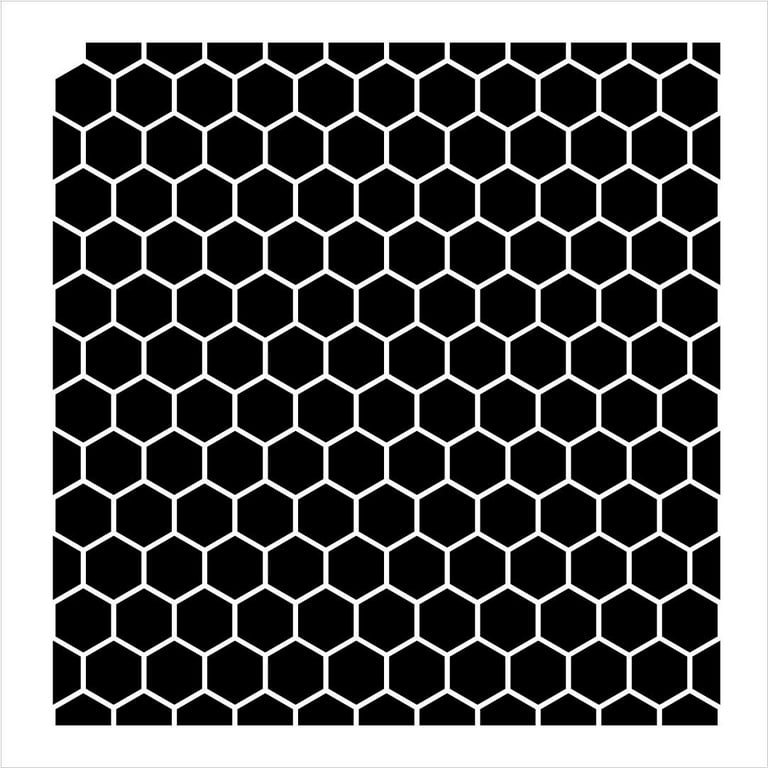 Honeycomb Stencil by StudioR12 Country Repeating Pattern Stencil - Reusable  Mylar Template Painting, Chalk, Mixed Media Use for Journalingt, DIY Home