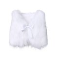 thumbnail image 3 of Baby Baby Girl Faux Fur Winter Waistcoat Warm Vest Toddler Outerwear Coat, 3 of 5