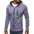thumbnail image 2 of ORUYROP Sweat à Capuche Zippé pour Hommes, Mode Automne/hiver 2023, Veste Décontractée à Manches Longues, 2 of 3