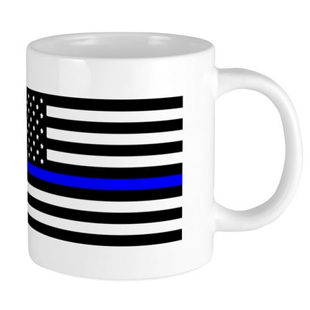 

CafePress - Blue Lives Matter Flag - 20 oz Ceramic Mega Mug