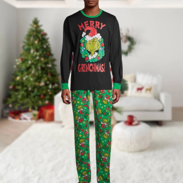 Camisa de invierno familiar Pantalones superiores Cuello redondo Dinosaurio Impreso Traje diario de corte holgado FLhrweasw Nuevo