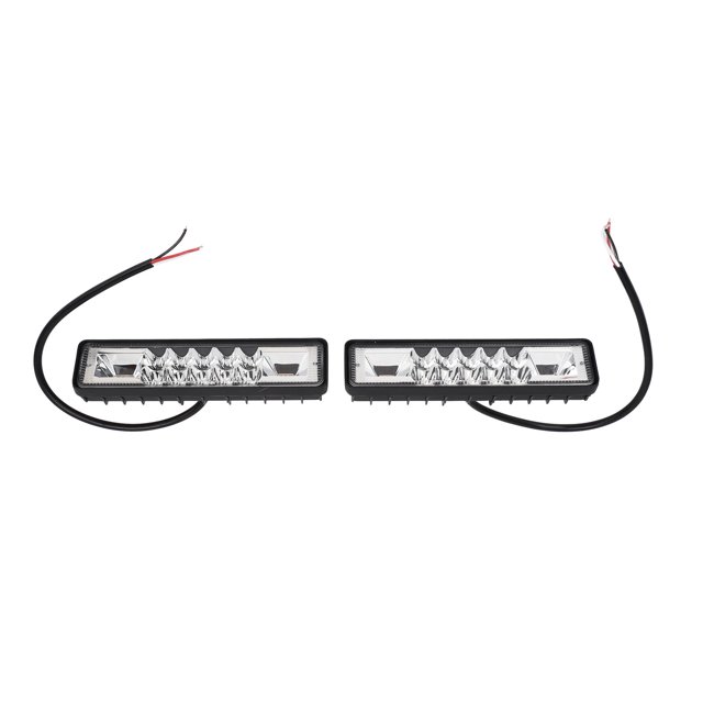 Luz de trabajo LED 12‑85V 48W Color de luz blanca amarilla IP67 Faros flexibles impermeables Lámpara antiniebla de conducción para camiones todoterreno Tractor Barco
