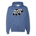 thumbnail image 2 of Wild Bobby, Mama Bear Animal Design, Animal Lover, Unisex Graphic Hoodie Sweatshirt, Vintage Heather Blue, 3X-Large, 2 of 4