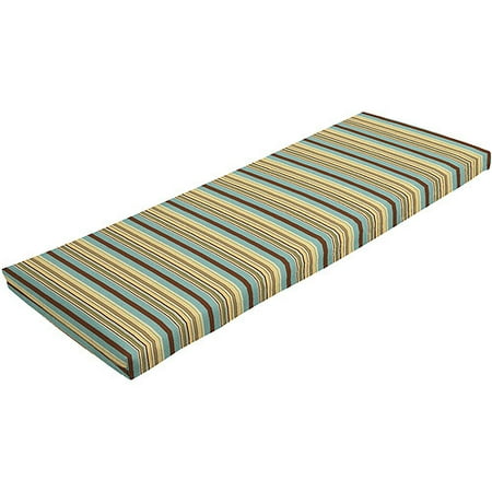 Logan Stripe Blue Seaside Bench Cushion