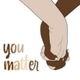 thumbnail image 3 of Navas, Emily 20x20 Black Modern Framed Museum Art Print Titled - You Matter, 3 of 5