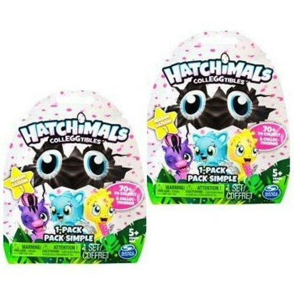 Cp Hatchimals Colleggtibles Blind Bag Single Pack ( Bundle of 2)(Styles & Colors May Vary) by Spin Master