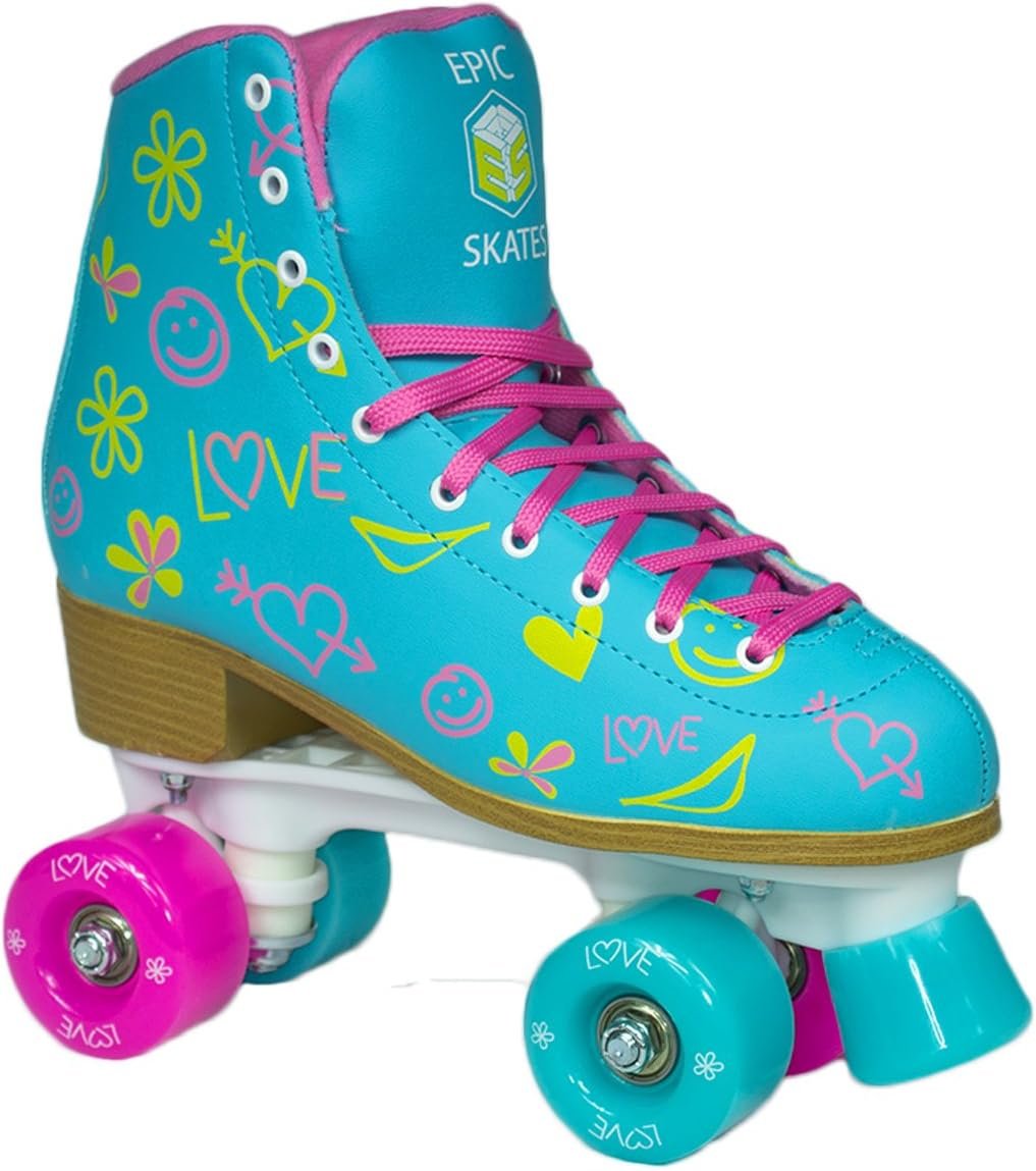 Epic Skates Splash Quad Roller Skates - Size 9