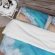 thumbnail image 4 of Designart Juego de funda nórdica 'Turquoise Waves Breaking At The Shore' Cabin & Lodge, 4 of 5