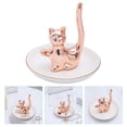 thumbnail image 6 of RENACLIPY Elegant Cat Theme Dishes Rose 1Set, 6 of 6